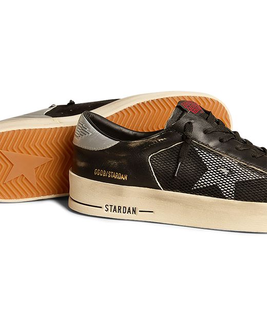 Golden Goose Deluxe Brand Black Stardan Sneakers for men