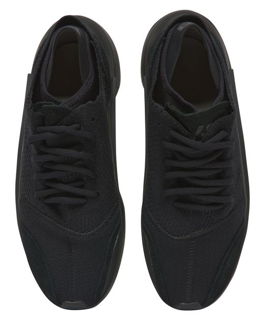 Y-3 Black Qisan Low Top Sneakers for men