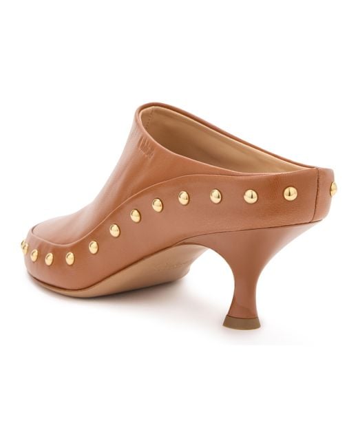 Chloé Brown Junie Mules