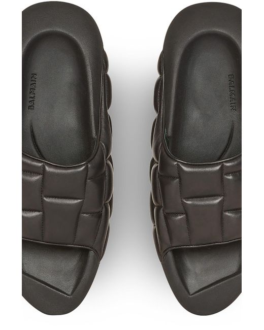24S Heren Schoenen Sandalen B-IT quilted leather mules 