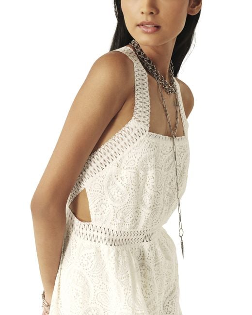 Ba&sh White Austin Midi Dress