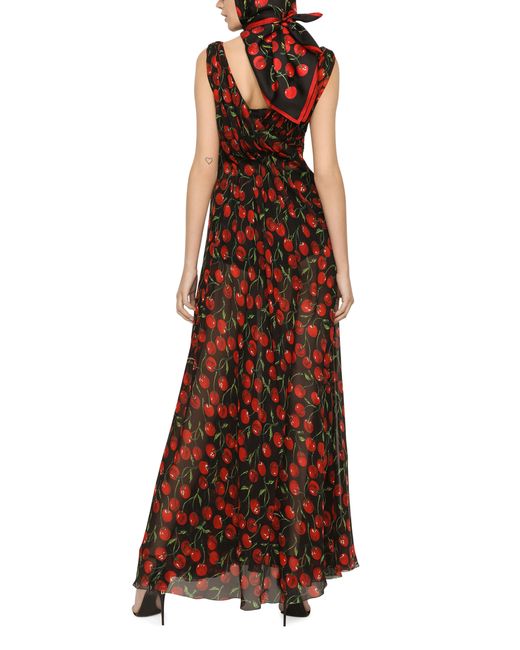 Dolce & Gabbana Brown Long Dress