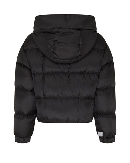 Max Mara Short Padded Puffer Down Jacket in Black | Lyst