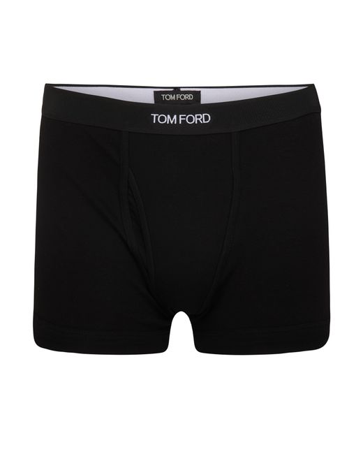 Tom Ford Black Set Of Two Boxers With Logo for men