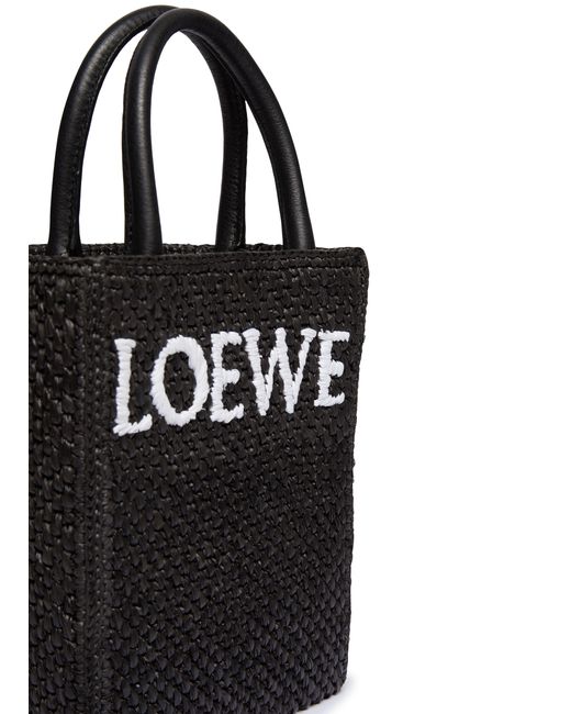 Loewe Black Logo Tote Bag