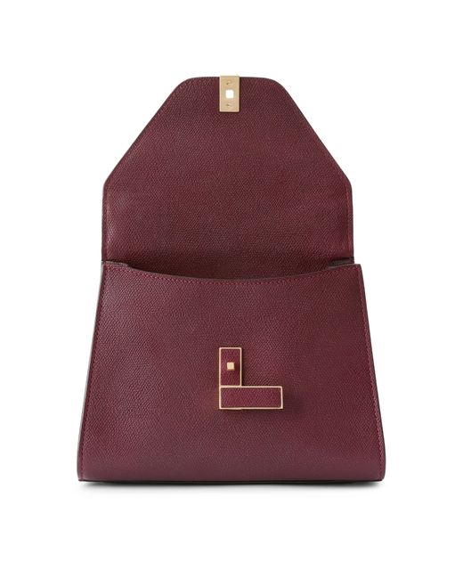Valextra Purple Mini-Tasche Iside