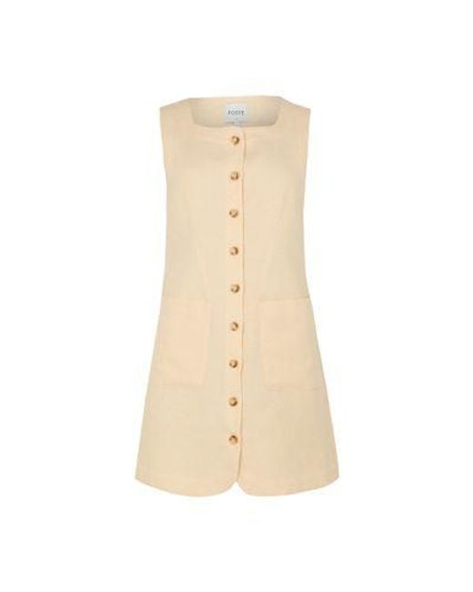 Posse Natural Button-Down-Kleid Emma