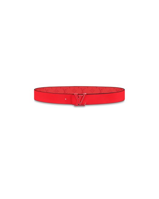 Louis Vuitton LV Initiales Wendegürtel 40 mm in Red für Herren