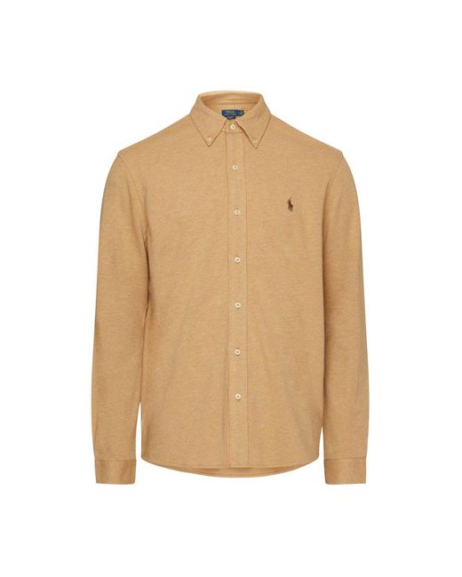 Polo Ralph Lauren Natural Long Sleeved Shirt for men