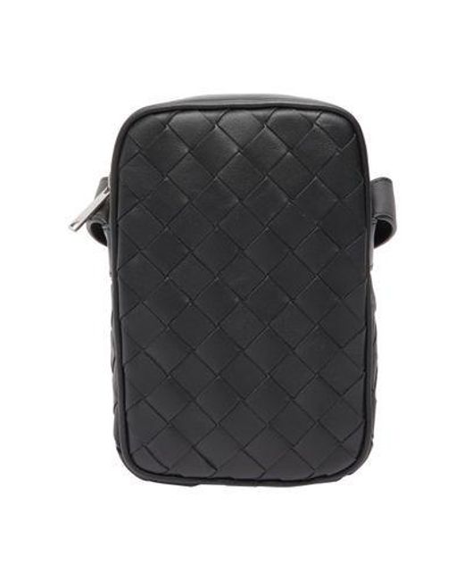 Pochette Pour Téléphone Zippé Intrecciato Bottega Veneta pour homme en coloris Black