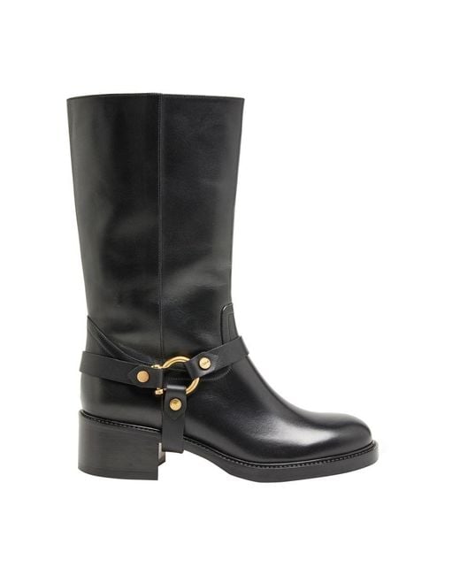 Chloé Black Stiefel Dakota