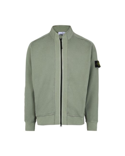 Cardigan Zippé Stone Island pour homme en coloris Green