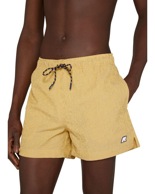 K-Way Yellow Loiret Shorts for men