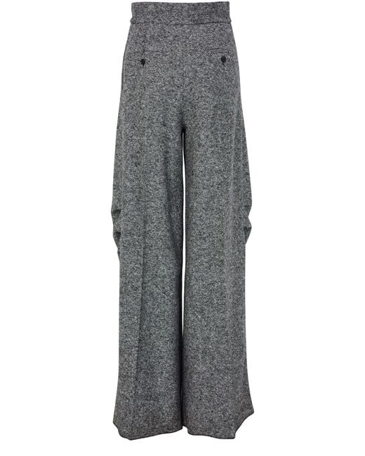 Max Mara Gray Weit Geschnittene Hose Simone