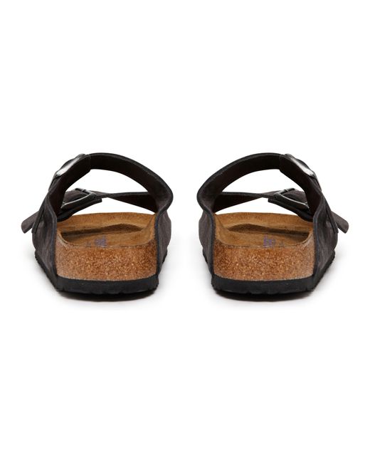 Birkenstock Brown Arizona Suede Leather Sandals for men