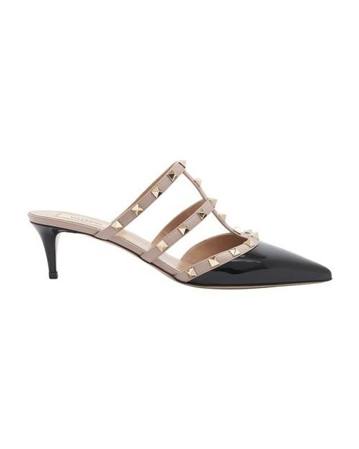 valentino rockstud mule sandal
