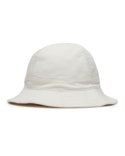 Polo Ralph Lauren White Rev Mariner Bucket Hat for men