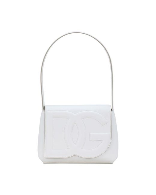 Dolce & Gabbana White Dg Logo Bag Shoulder Bag