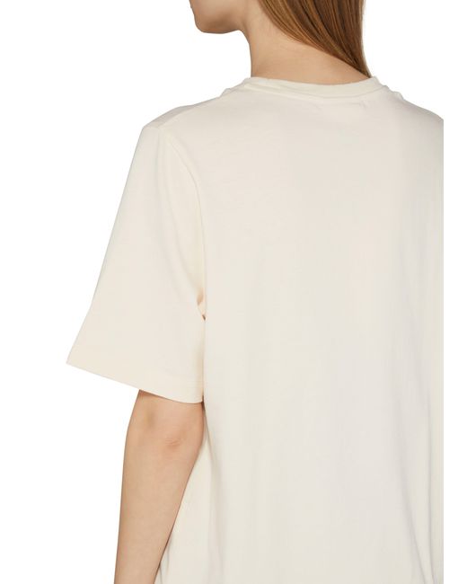 Maison Kitsuné White Short-sleeved T-shirt With Message