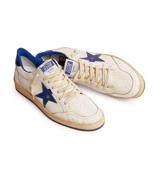Golden Goose Deluxe Brand Blue Ball Star Sneakers for men