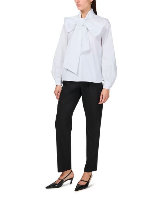 Blouse À Manches Longues Bosforo Max Mara en coloris White