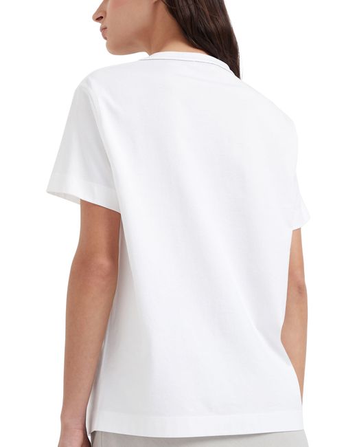 Tee-shirt en jersey Brunello Cucinelli en coloris White