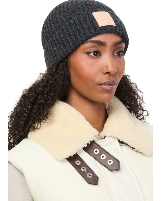 Loewe Black Cashmere Beanie