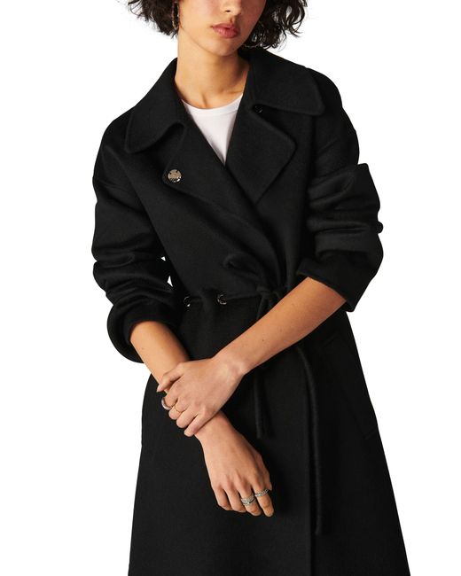 Ba&sh Black Kate Coat