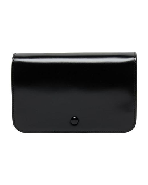 The Row Black Multi Gusset Clutch
