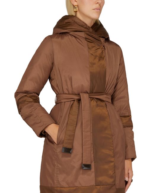 Max Mara Brown Novef Reversible Robe Coat