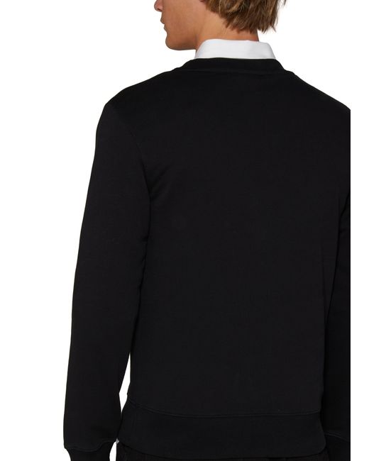 Maison Kitsuné Black Fox Head Patch Sweatshirt for men
