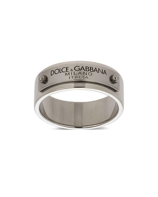 Dolce & Gabbana Metallic Ring With Tag for men