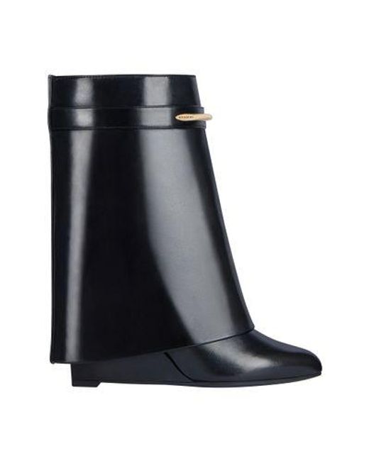 Givenchy Black Shark Ankle Boots