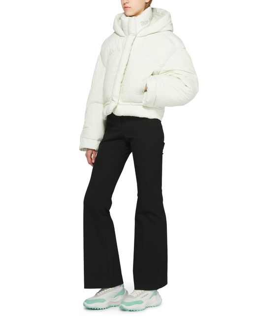 Acne White Puffer Jacket