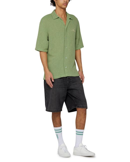 Chemise en tulle à manches courtes Amiri pour homme en coloris Green