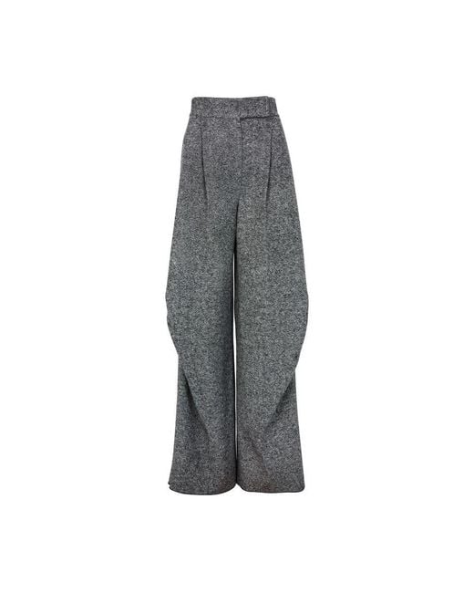 Max Mara Gray Weit Geschnittene Hose Simone