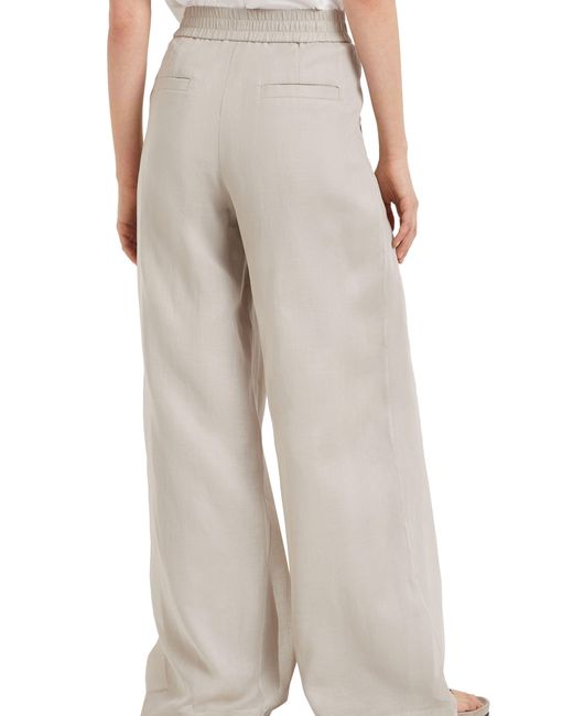 Brunello Cucinelli Natural Loose Track Trousers
