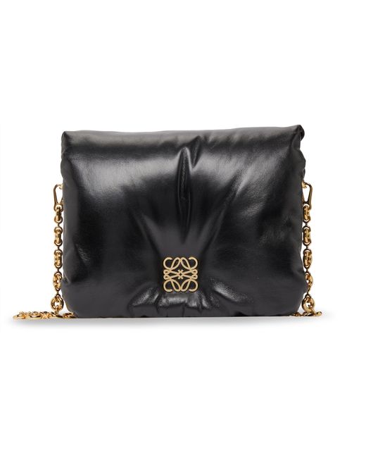 Loewe Black Goya Small Puffer Bag