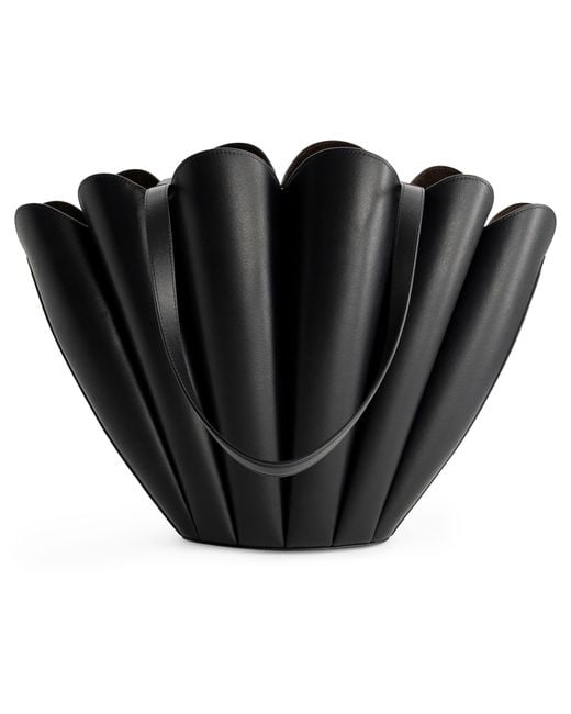 Mlouye Black Cabas-Tasche Seashell