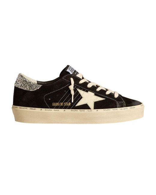 Golden Goose Deluxe Brand Black Hi Star Classic With Spur Sneakers
