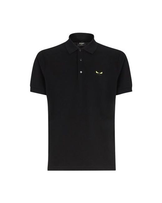 Fendi Black Polo Shirt for men