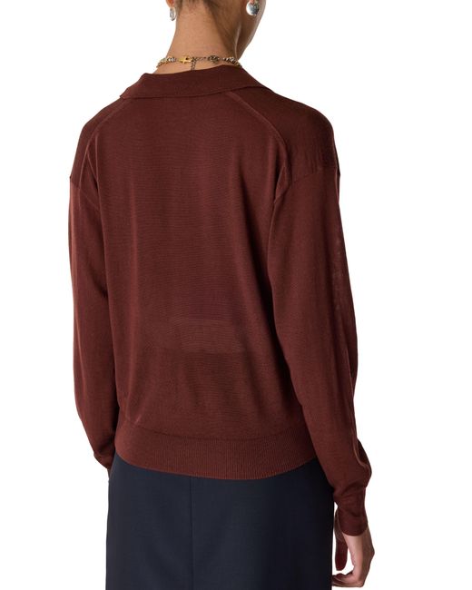 Soeur Purple Fleming Wool Sweater