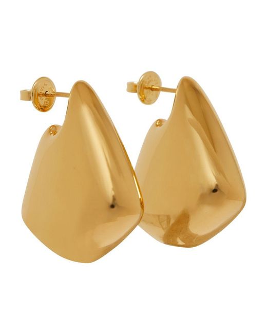 Bottega Veneta Yellow Small Fin Earrings
