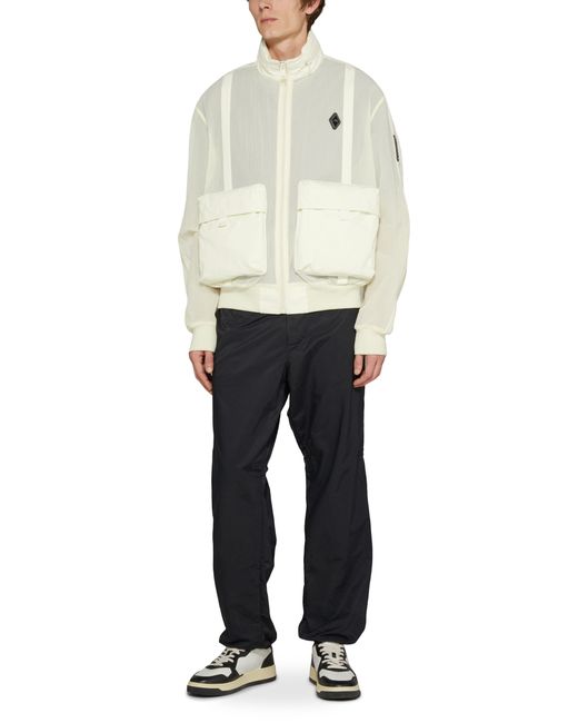 A_COLD_WALL* White Filament Aviator Jacket for men