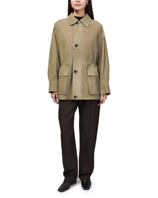 Arma Natural Maeve Suede Jacket