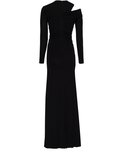 Alexander McQueen Black Long Dress With Slit