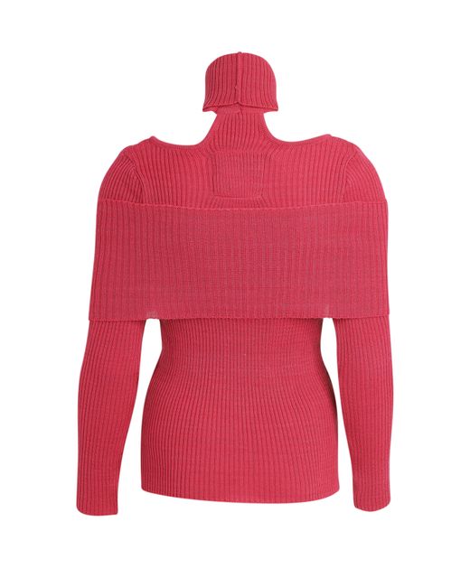 Thebe Magugu Red Knitted Top