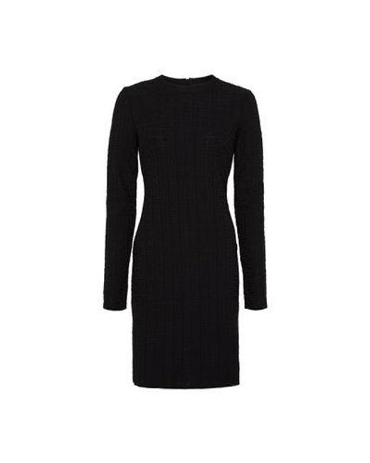 Givenchy Black 4G Jacquard Dress