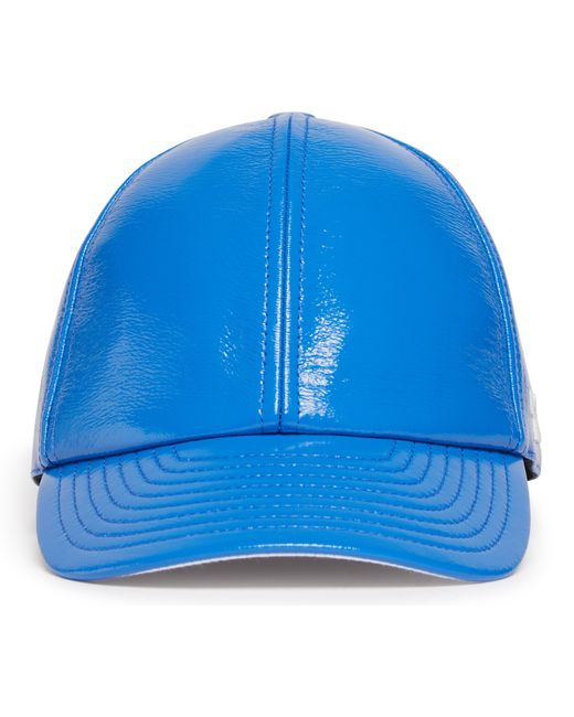 Courreges Blue Signature Vinyl Cap for men