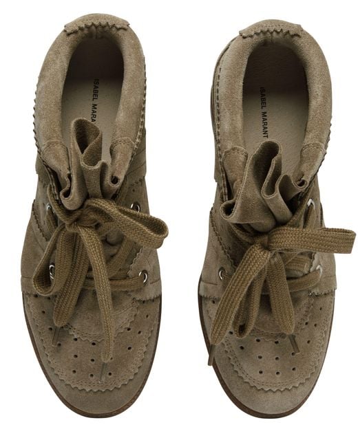 Isabel Marant Green Sneakers Bobby